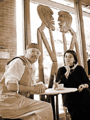 Gene and Natasha Williams at Natasha's Café