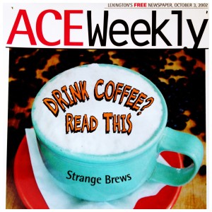 Ace Weekly Cover - 3 October 2002 - Drink Coffee?