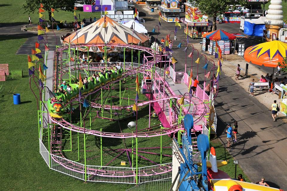 Bluegrass Fair: a kids rollercoaster