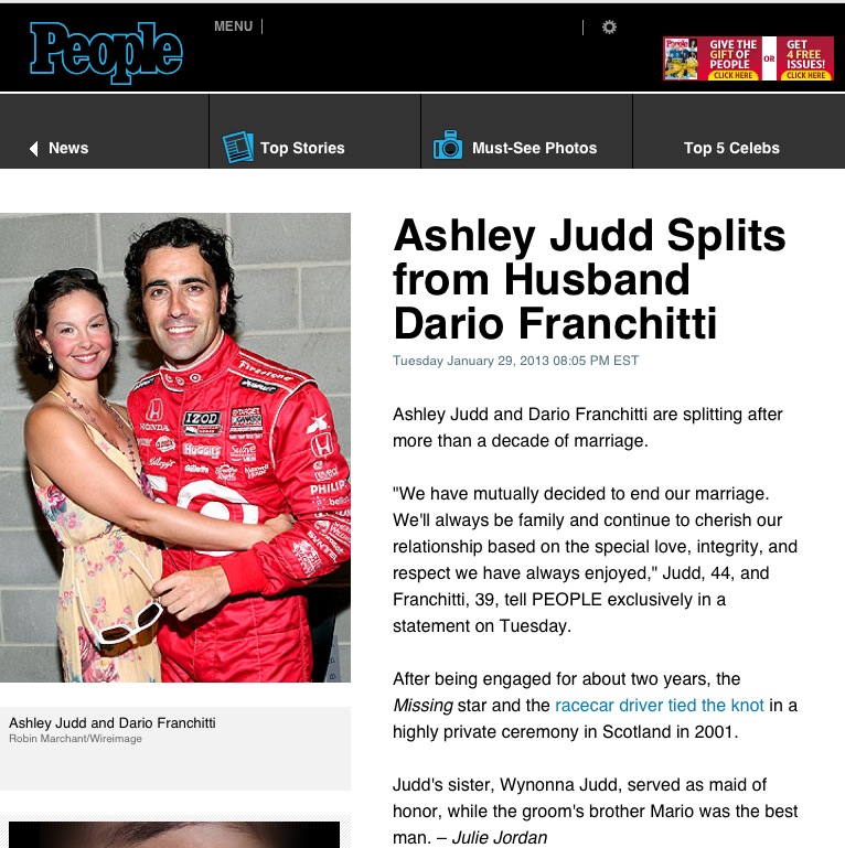 Ashley Judd Websites