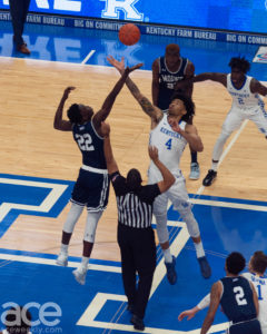 mens basketball with white and black jerseys