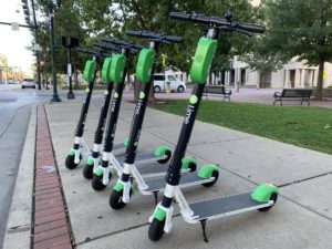 Community: scooters on the street